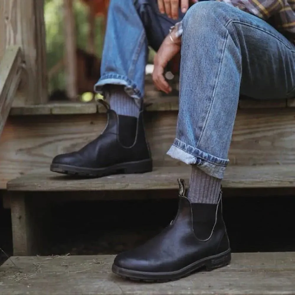 Blundstone Chelsea Unisex Black Leather Boots US Men's 7.5 / US Women's 9.5